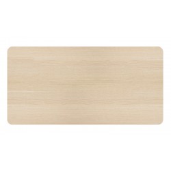 BRATECK επιφάνεια γραφείου TP12060R-2P, 120x60cm, μπεζ ξύλινη