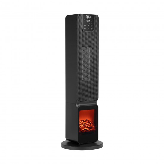 Κεραμικό αερόθερμο 800W/2000W με τηλεχειριστήριο και απομίμηση τζακιού TEESA Κεραμικό αερόθερμο 800W/2000W με τηλεχειριστήριο και απομίμηση τζακιού TEESA