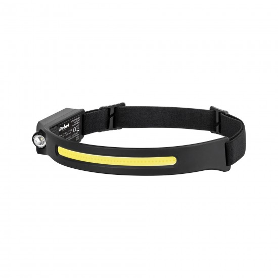 Φακός κεφαλής με μπαταρία 3W LED+5W COB Rebel
