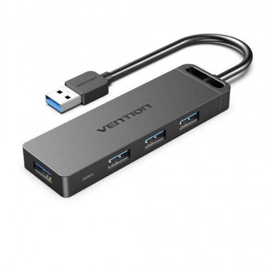 VENTION 4-Port USB 3.0 Hub 0.15M Black VENTION 4-Port USB 3.0 Hub 0.15M Black