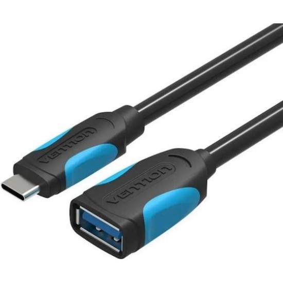 Vention USB 3.0 Cable USB-C male - USB-A female Μαύρο 0.1m