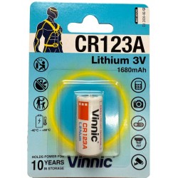 Vinnic CR123A 3V 1680mAh 1τμχ