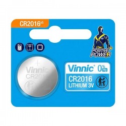 Vinnic Μπαταρία Λιθίου 3V CR2016 1τμχ