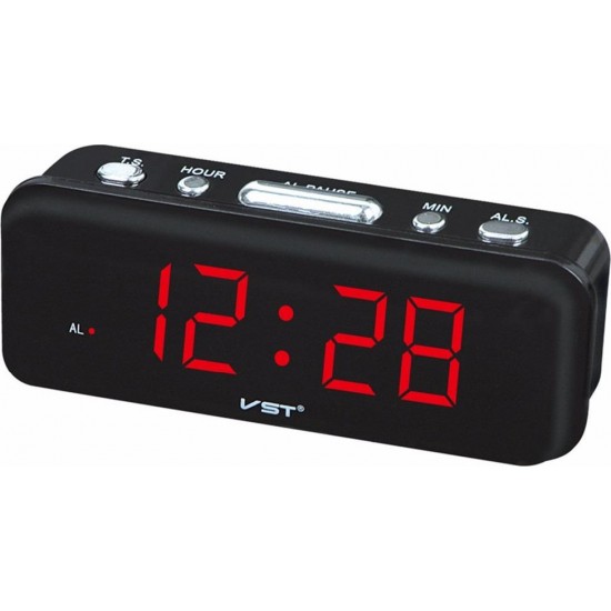 VST-738 Επιτραπέζιο Ψηφιακό Ρολόι με Ξυπνητήρι Red Led
VST-738 Επιτραπέζιο Ψηφιακό Ρολόι με Ξυπνητήρι Red Led