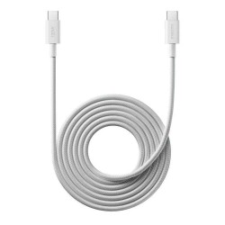 Xiaomi Braided USB 2.0 Cable USB-C male - USB-C 120W Λευκό 1m