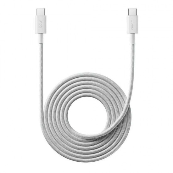 Xiaomi Braided USB 2.0 Cable USB-C male - USB-C 120W Λευκό 1m Xiaomi Braided USB 2.0 Cable USB-C male - USB-C 120W Λευκό 1m