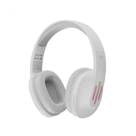 XO BE39 Ασύρματα Bluetooth Over Ear Ακουστικά Λευκά
