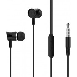 XO EP20 In-ear Handsfree με Βύσμα Jack 3.5mm Μαύρο