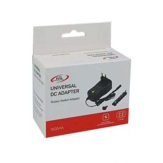 YSV1500-1500  Τροφοδοτικό Πολυπάκ Ισχύος 1500mAh & 4 Βύσματα
