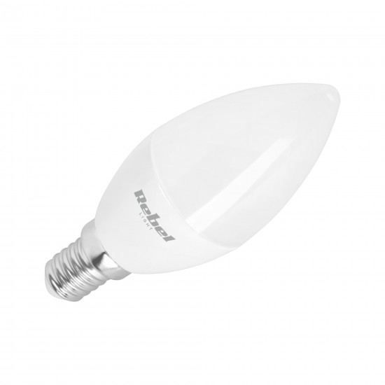 Λάμπα LED E14 5W 4000K 230V κερί Rebel