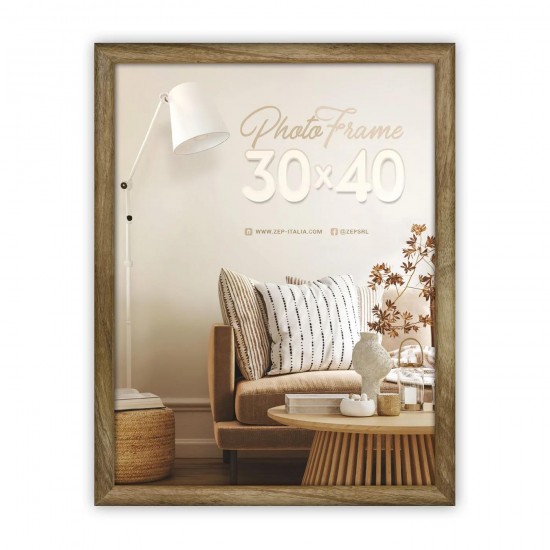 ZEP MDF κορνίζα Genova 30x40cm Καφέ ZEP MDF κορνίζα Genova 30x40cm Καφέ