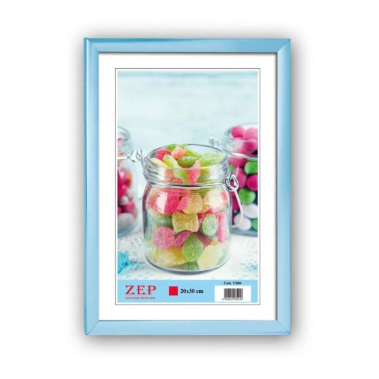 ZEP Πλαστική Κορνίζα 13x18cm Γαλάζιο (YB82)