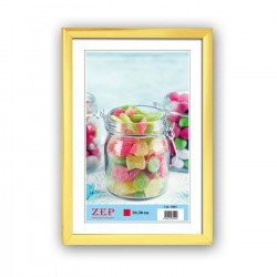ZEP Πλαστική Κορνίζα 15x20cm Κίτρινη (YB83)
