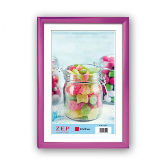 ZEP Πλαστική Κορνίζα 15x20cm Μωβ (YB83)
