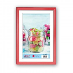 ZEP Πλαστική Κορνίζα 15x20cm Ροζ (YB83)

