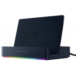 Razer Handheld Dock Chroma - Steam Deck, Switch 2, Smartphones, Tablets - USB C/USB A/HDMI/GbE/100W