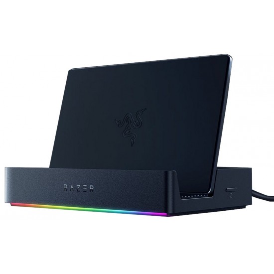 Razer Handheld Dock Chroma - Steam Deck, Switch 2, Smartphones, Tablets - USB C/USB A/HDMI/GbE/100W