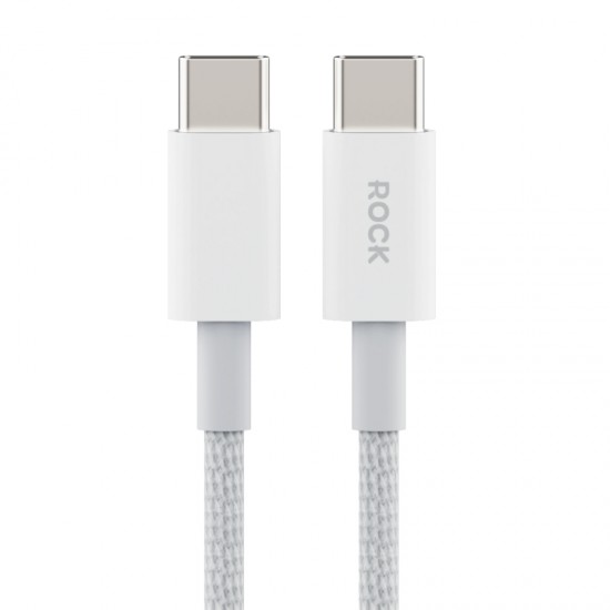 Rock Cable Z20 - Type C to Type C - PD 60W 3A 1 metre white