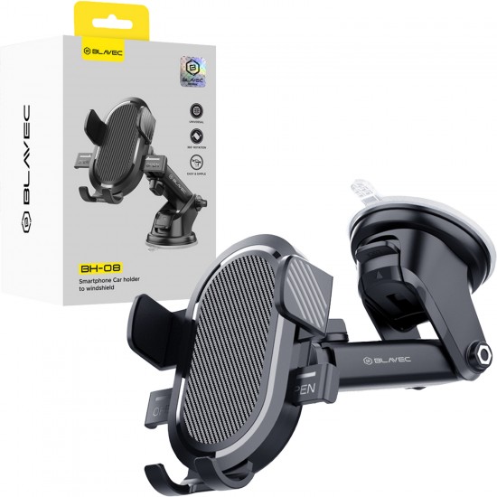 Blavec Car holder BH-08 to windshield / dashboard (BH08-WSB) black Blavec Car holder BH-08 to windshield / dashboard (BH08-WSB) black