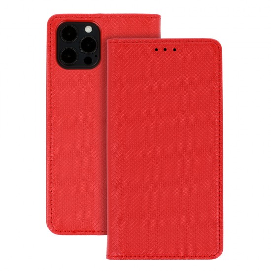 Smart Book MAGNET Case for SAMSUNG GALAXY A56 5G RED