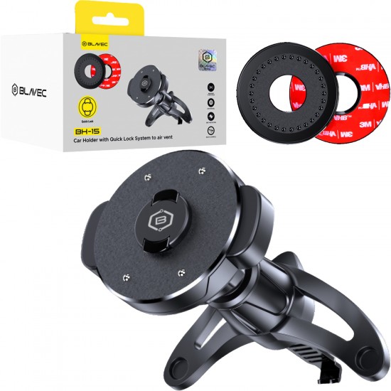 Blavec Car holder BH-15 Quick Lock Magsafe to air vent (BH15-QLMAVB) black Blavec Car holder BH-15 Quick Lock Magsafe to air vent (BH15-QLMAVB) black