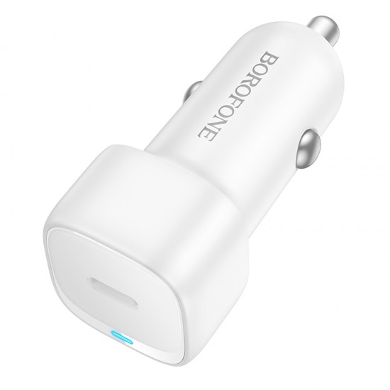 Borofone Car charger BZ34A Cloud - Type C - PD 20W white Borofone Car charger BZ34A Cloud - Type C - PD 20W white