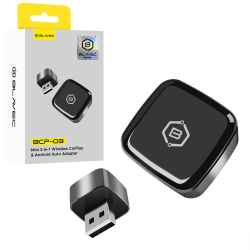 Blavec Adapter Carplay Android Auto bezprzewodowy BCP-03 - Bluetooth Wifi USB + adapter Typ C (CPAABCP03-BWUB) czarny Blavec Adapter Carplay Android Auto bezprzewodowy BCP-03 - Bluetooth Wifi USB + adapter Typ C (CPAABCP03-BWUB) czarny