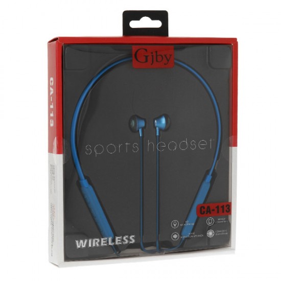 GJBY headphones - SPORTS BLUETOOTH CA-113 Blue GJBY headphones - SPORTS BLUETOOTH CA-113 Blue