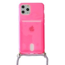 STRAP Fluo Case for Iphone 12/12 Pro Pink STRAP Fluo Case for Iphone 12/12 Pro Pink