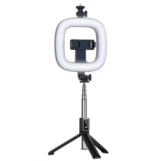 Selfie Stick - with detachable bluetooth remote control, tripod and ring lamp - P40D-1 Black Selfie Stick - with detachable bluetooth remote control, tripod and ring lamp - P40D-1 Black