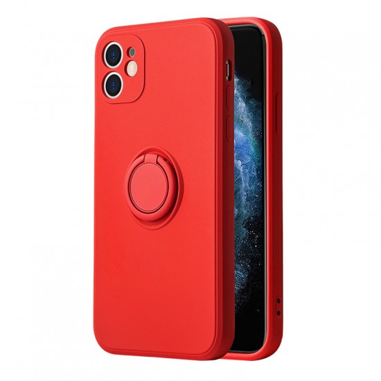 Vennus Silicone Ring for Iphone 11 Pro Red