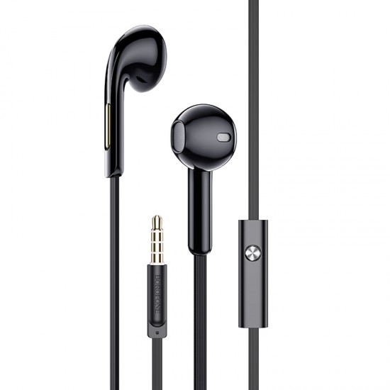 Borofone Earphones BM55 Sonido with microphone black