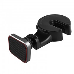 Magnetic car holder headrest mount Type 2 black-red Magnetic car holder headrest mount Type 2 black-red