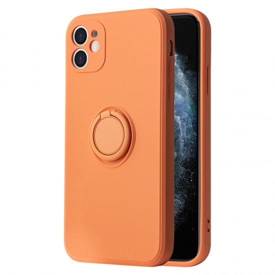 Vennus Silicone Ring for Iphone 13 Mini Orange