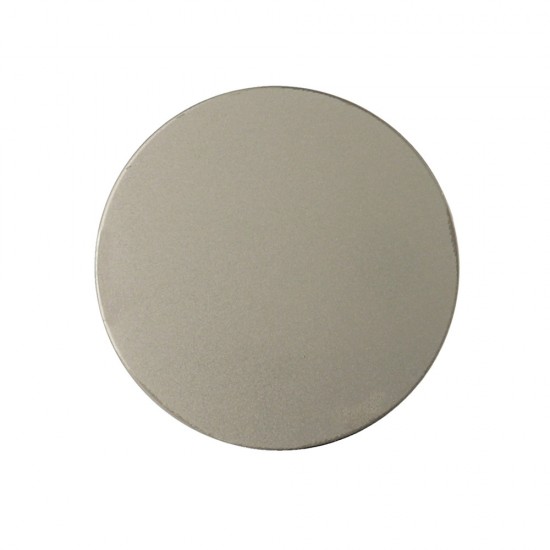 Metal plate for magnet holders - round black Metal plate for magnet holders - round black