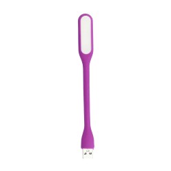 Mini LED Lamp Silicone USB Purple