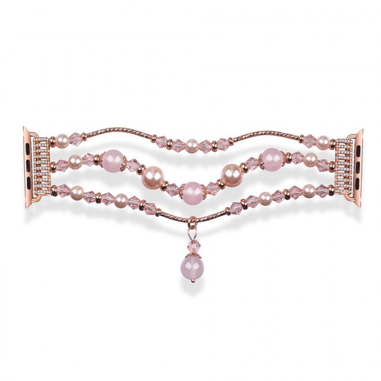 Bracelet loop for Apple Watch 42/44/45 design 4 pink Bracelet loop for Apple Watch 42/44/45 design 4 pink