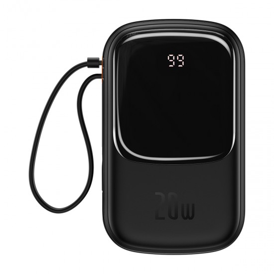 Baseus Power Bank 20000mAh Qpow Pro - USB + Type C - PD 20W with Lightning cable (PPQD060201) black