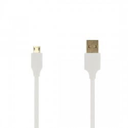 Cable - USB to Micro USB - reversible 1 Meter WHITE