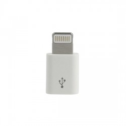 Adapter - Micro USB to Lightning - WHITE Adapter - Micro USB to Lightning - WHITE
