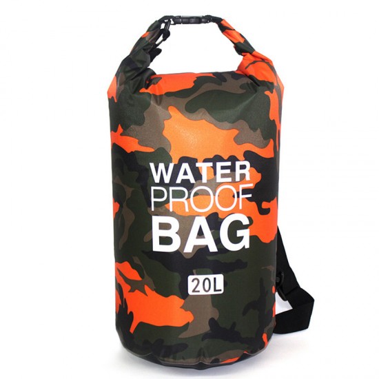 Waterproof Dry Bag Type 1 20L orange camouflage Waterproof Dry Bag Type 1 20L orange camouflage