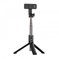 Selfie Stick MINI - with detachable bluetooth remote control and tripod - P40L BLACK