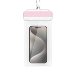 Waterproof Case - Type 3 pink-white (230x118 mm)
