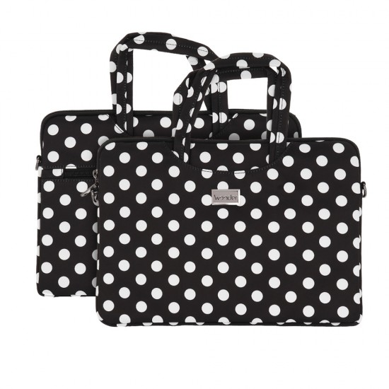 Wonder Briefcase Laptop 13-14 inches black polka-dot Wonder Briefcase Laptop 13-14 inches black polka-dot