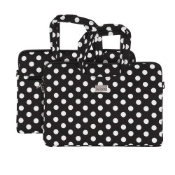 Wonder Briefcase Laptop 15-16 inches black polka-dot Wonder Briefcase Laptop 15-16 inches black polka-dot