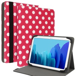 Wonder Canvas Tablet Case 13 inches red polka-dot