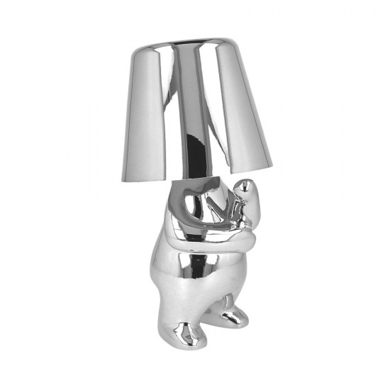 Night lamp Silver Man design G Night lamp Silver Man design G