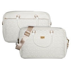 Wonder Briefcase Laptop 15-16 inches pico quilted beige