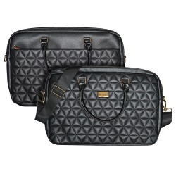 Wonder Briefcase Laptop 15-16 inches pico quilted black