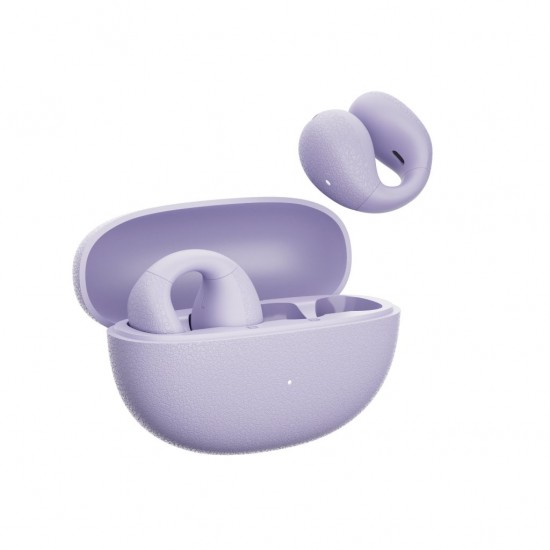 QCY Crossky C10 Purple Open Ear TPU Earclip, IPX5 Call Noise Reduction BT 5.4 Earbuds 30h QCY Crossky C10 Purple Open Ear TPU Earclip, IPX5 Call Noise Reduction BT 5.4 Earbuds 30h